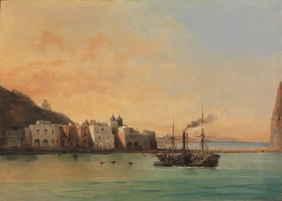 View of Ischia from the Sea by Jean Charles Joseph Rémond